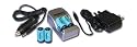 4 RCR123A 3.0V 900mAh Rechargeable Li-Ion Protected Batteries with a Smart Charger