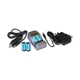 Buy 4 RCR123A 3.0V 900mAh Rechargeable Li-Ion Protected Batteries with a Smart Charger by Xtreme