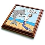 Rich Diesslins Funny General - Editorial Cartoons - Male Nurse Shark - Trivets