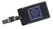 Blue Celtic Cross Leather Luggage Tag