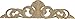 Classic Small Applique in Cherry - Dimensions: 16 x 4 x 7/8 inches
