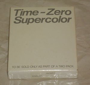 Polaroid Time-Zero Supercolor SX-70 Land Film 1 Pack - 10 Pictures (Expired July 1983)