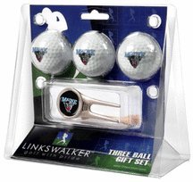 Maine Black Bears 3 Golf Ball Gift Pack With Cap Tool