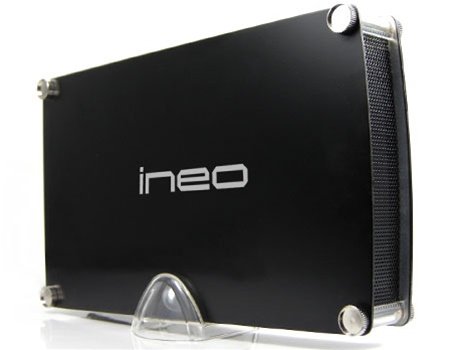 iNeo I-NA302Ue 1TB 16MB Cache 7200RPM eSATA & USB 2.0 External Hard Drive (Black) - Retail w/1 Year Warranty