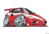 Review The Moneyman  / LAMBORGHINI COUNTACH KOOLART image CERAMIC MUG 106