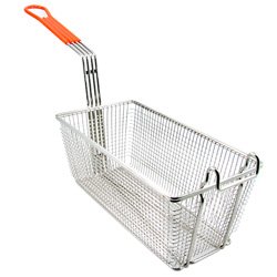 Deep Fryer Basket - Small - Orange Handle by Deep Fryers
