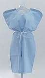 Medline NON24354 Disposable X-Ray Patient Gowns, 30"x42", Blue (Case of 50)