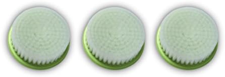 Syzygy Beauty Replacement Brush Heads - 3 Pack - Green