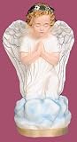 16 inch Kneeling Angel - Outdoor Vinyl Statue