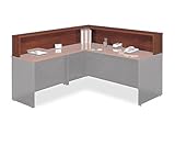 Bush Corsa Collection, Reception L-Hutch Assembled, Hansen Cherry WC24476FA