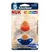 Gerber Nuk Orthodontic Pacifier Simple Button for Newborn, Size 1 - 2 Pack,