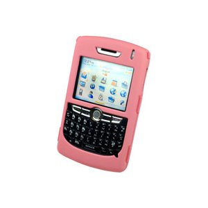 Rubberized Proguard Case for BlackBerry 8820 (Baby Pink)