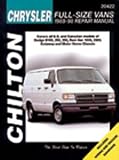 Dodge & Plymouth Vans Chilton Manual (1989-1998)