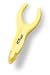 PenAgain Yellow Ergonomic Glidelighter Highlighter