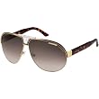 Carrera Gordon 2/S Adult Aviator Full Rim Designer Sunglasses - Gold Havana Gray/Brown Gray Gradient