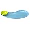 Rachael Ray Paisley Platter with Dip Bowl - Blue/ Green Apple