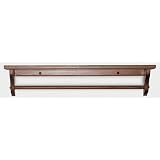 Towel Bar and Shelf 18" -Oak- (Choose Your Custom Stain Option) ~ All Things For Mom