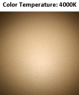 Golden Sun Dimmable 4W Chandelier LED Flame Tip Bulb, Clear Glass Lens Silver Housing, 40 watt equivalent, E12 Candelabra Base, Sexy LED Design, 4000K Natural White