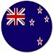 New Zealand Flag Round Mouse Pad