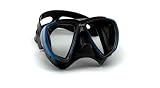 Cressi Big Eyes 2-Lens Diving Mask (Black/Blue)