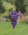 Bird Brain Model 12262 Lantern Hummingbird Feeder, Amethyst