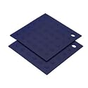 MIU Silicone Pot Holders, Set of Two, Blue