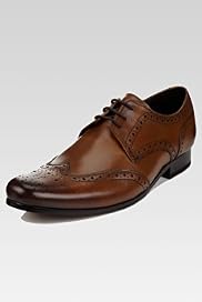 Autograph by Jeffrey-West Leather Toe Rose Derby Shoes