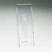 deflect-o 55601 deflect-o Stand Tall Leaflet Wall Pocket, 4 9/16w x 2 3/4d x 11 3/4h, Clear