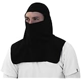 ZANheadgear Fleece Balaclava with Spandex Crown (Black)
