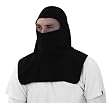 Zan Headgear Fleece Balaclava with Spandex Crown , Color: Black, Size: OSFM WB114S