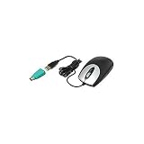 Optical Mouse, USB With PS2 Adapter, Black
