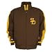 San Diego Padres Cooperstown Therma Base Track Jacket (Medium)