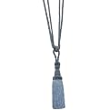Single Tassel Tieback Pair - Blue (24")