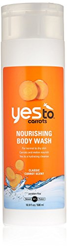 Yes To Carrots Nourishing Body Wash, Classic Carrot Scent, 16.9-Ounce