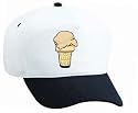 Ice Cream Cone (1 Scoop) White Cap