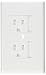 Cooper Wiring Devices Ivory Wheat 1-Gang Tamper Resistant Duplex Outlet Cover Wallplate TRW15V