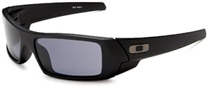 Oakley Men's GasCan Sunglasses,Matte Black Frame/Grey Lens,One Size