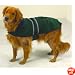 Dog Coat - Hunter Green Fleece Reflective Safety Jacket for Dogs - Medium