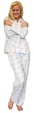 Frankie & Johnny bSoft Flannel Snowdrop Lounger Pajama