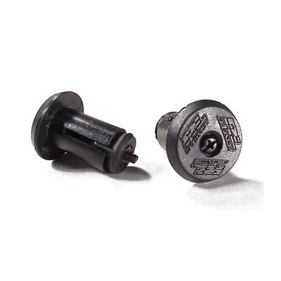 Redline Expanding Bar End Plugs Black