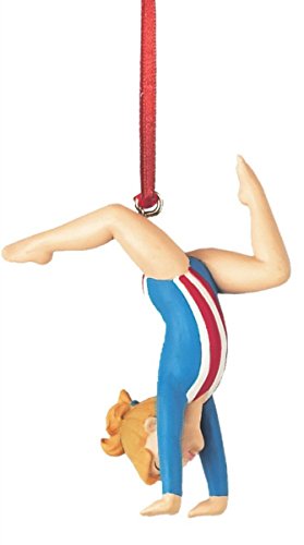 Blonde Olympic Gymnast Christmas Tree Ornament Blonde Olympic Gymnast Christmas Tree Ornament