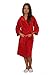 Unisex Terry Cloth Hooded Robe for Girl and Boy, 100% Cotton Kids Bathrobe