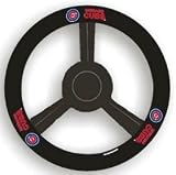 Chicago Cubs Leather Steering Wheel Cover