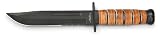 Mossberg Military-style Stacked Leather Knife