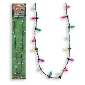 Christmas Light Bulb Necklaces