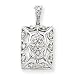 14k White Gold Diamond Pendant