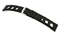 RIOS1931 Uhrenarmband Ecco Racing Schwarz Bandanstoss 18 mm Medium