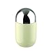 Typhooon Capsule Gloss Cream Glazed Ceramic Medium Storage Canister with Stainless Steel Airtight Lid
