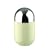 Typhooon Capsule Gloss Cream Glazed Ceramic Medium Storage Canister with Stainless Steel Airtight Lid