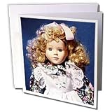 Florene Childrens Art II - Shirley Temple Doll - Greeting Cards-12 Greeting Cards with envelopes